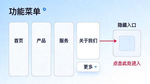 开云官网隐藏入口位置示意图，箭头标注功能菜单中的入口